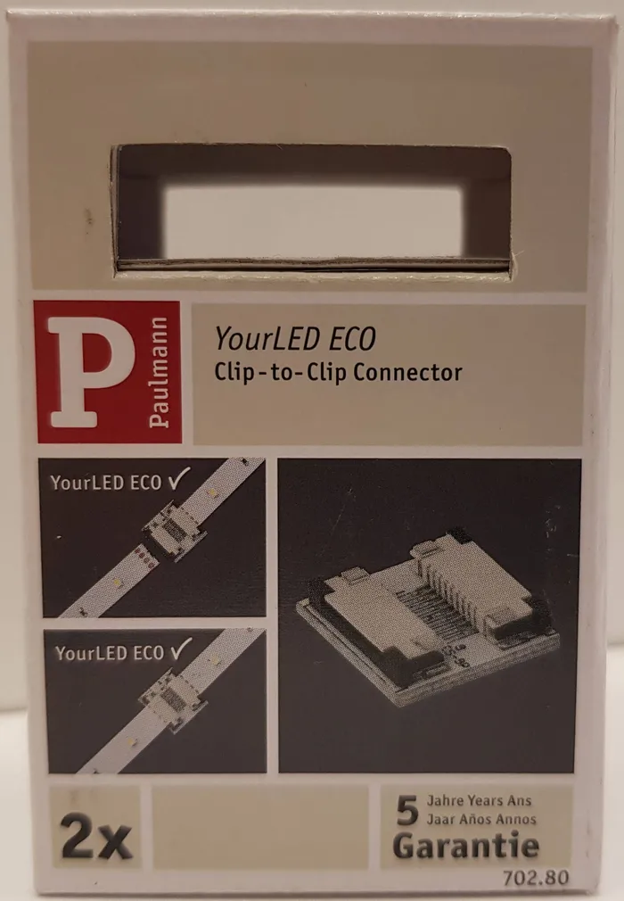 JÄTK PAKIS PAULMANN ECO CLIP TO CLIP 2TK PAKIS VALGE