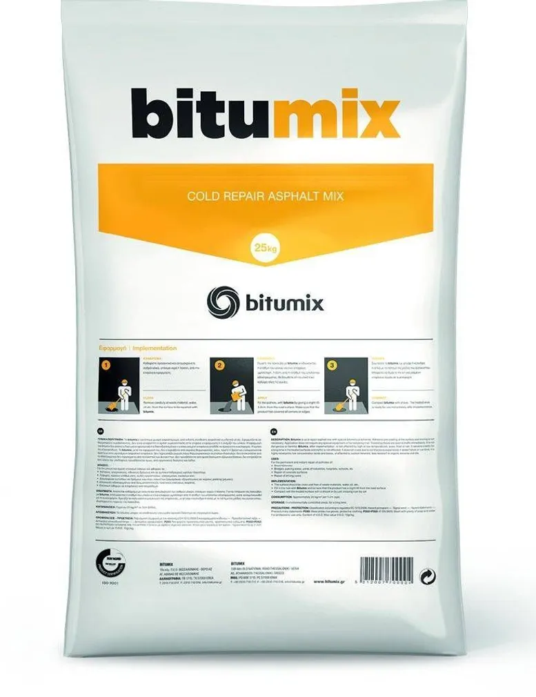 ASFALTI PARANDUSSEGU BITUMIX 25KG