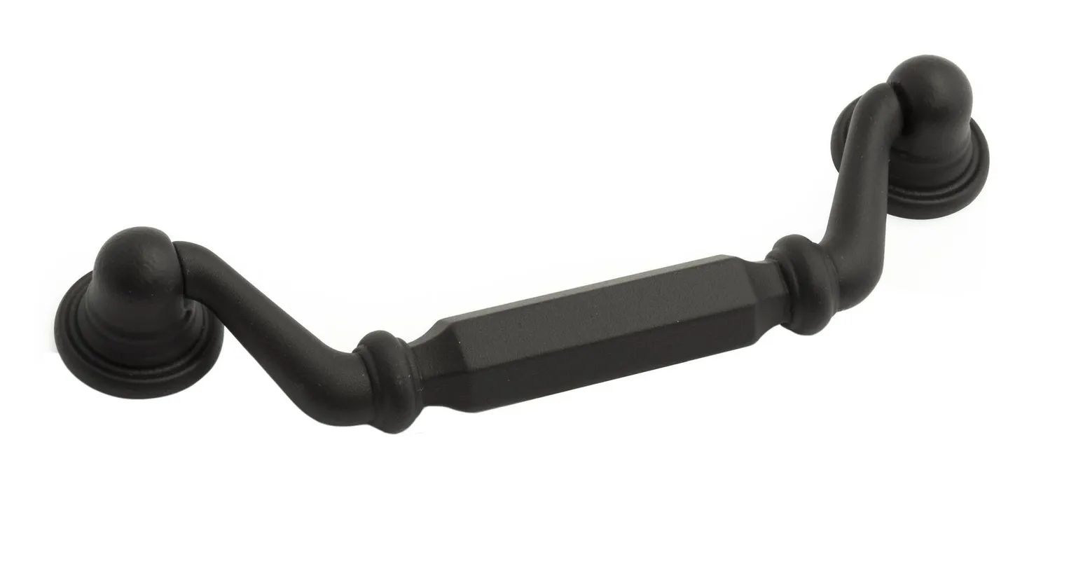 MÖÖBLIKÄEPIDE PATRICIA 96MM MATT MUST 2TK