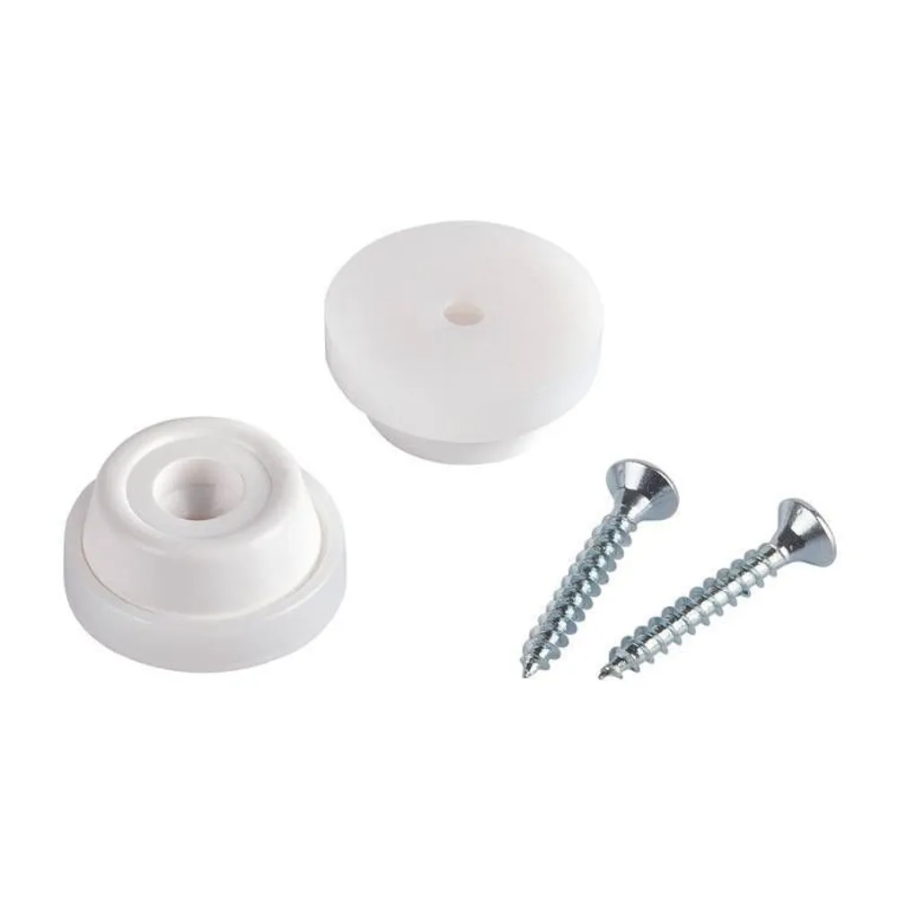 LIBISEMISKAITSE KRUVIGA PLAST.VALGE 4TK 24MM Ø