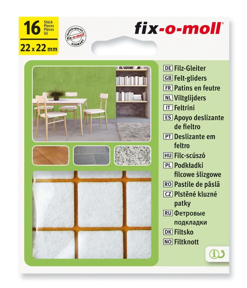 MÖÖBLIVILT ISELIIMUV VALGE 16TK 22MMX22MM