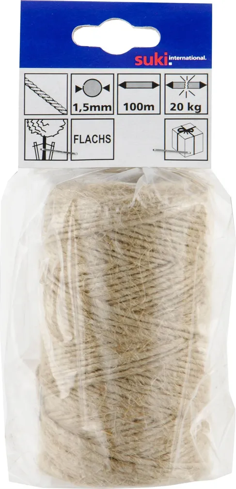 NÖÖR KEERUTATUD 1,5MMX100M NATUR