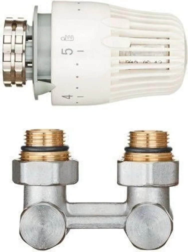VENTIILIDEKOMPLEKT TERMOSTAADIGA KAHETORUSÜST. NURGAGA