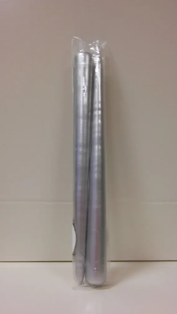 ANTIIKKÜÜNAL 2TK 8H 2X24CM HÕBE