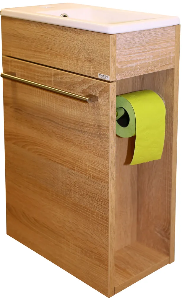 VALAMUKAPP AQUALINE PREMIUM MINI VALAMUGA 42X22X60CM HELE TAMM