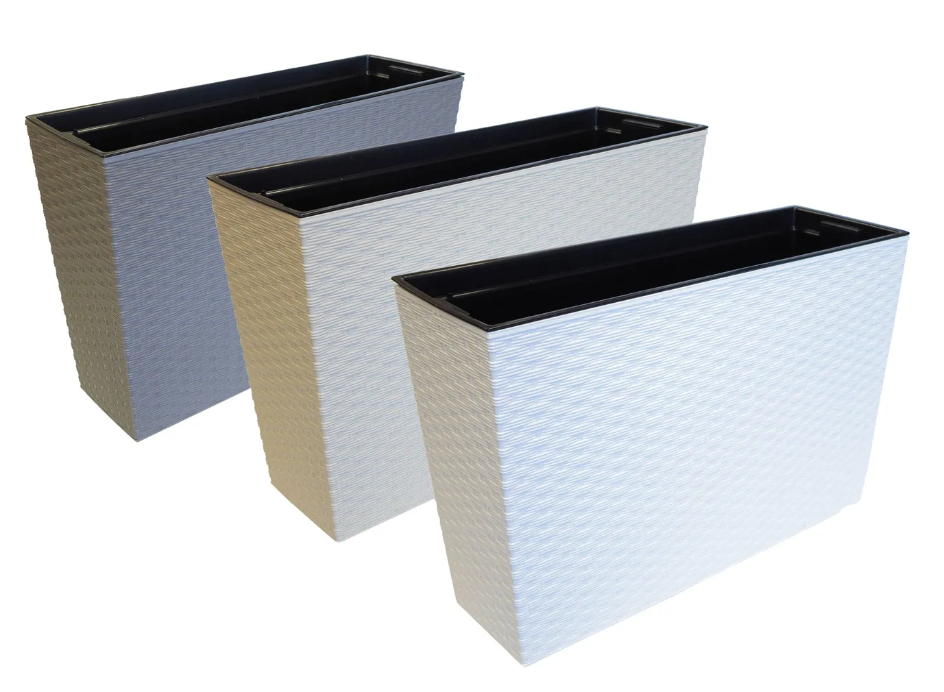 LILLEKAST WERBENA RATTAN 19X56X36,5CM CAPPUCINO PLASTIK