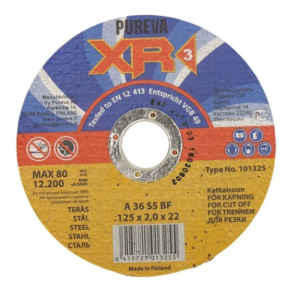 LÕIKEKETAS METALLILE 125X2,0X22MM XR3