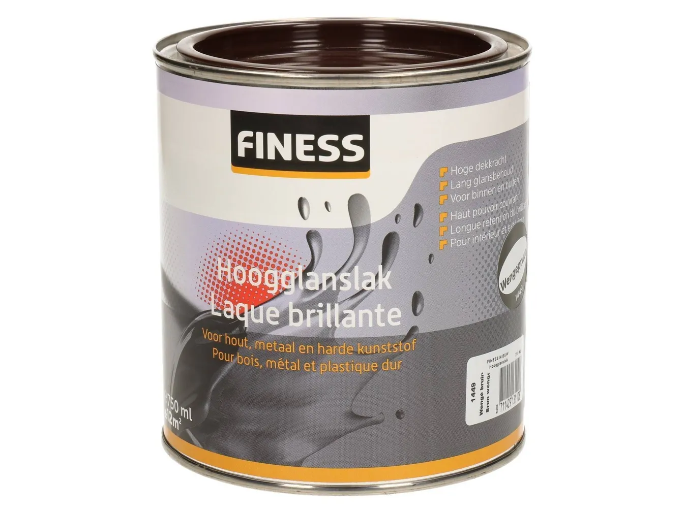 UNIVERSAALVÄRV FINESS 0,75L WENGEPRUUN (1449) LÄIKIV