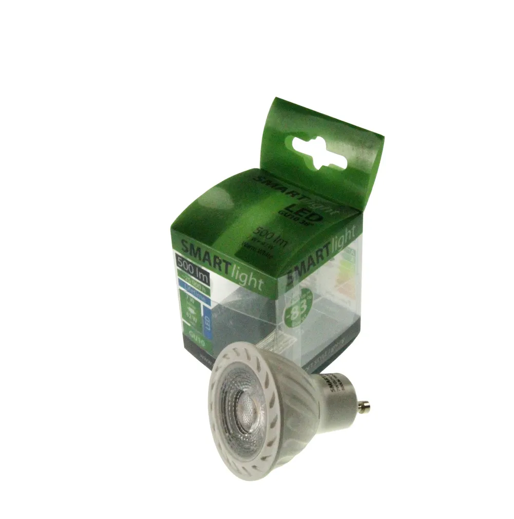 LEDLAMP 7W COB GU10 500LM 38° 3000K SMARTLIGHT