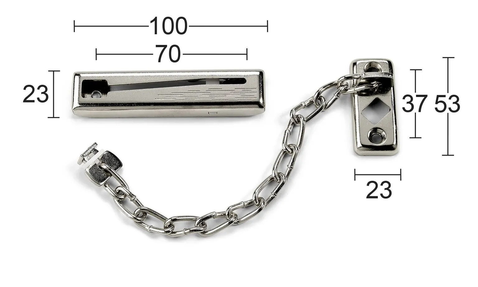 UKSEKETT 100MM NIKELDATUD