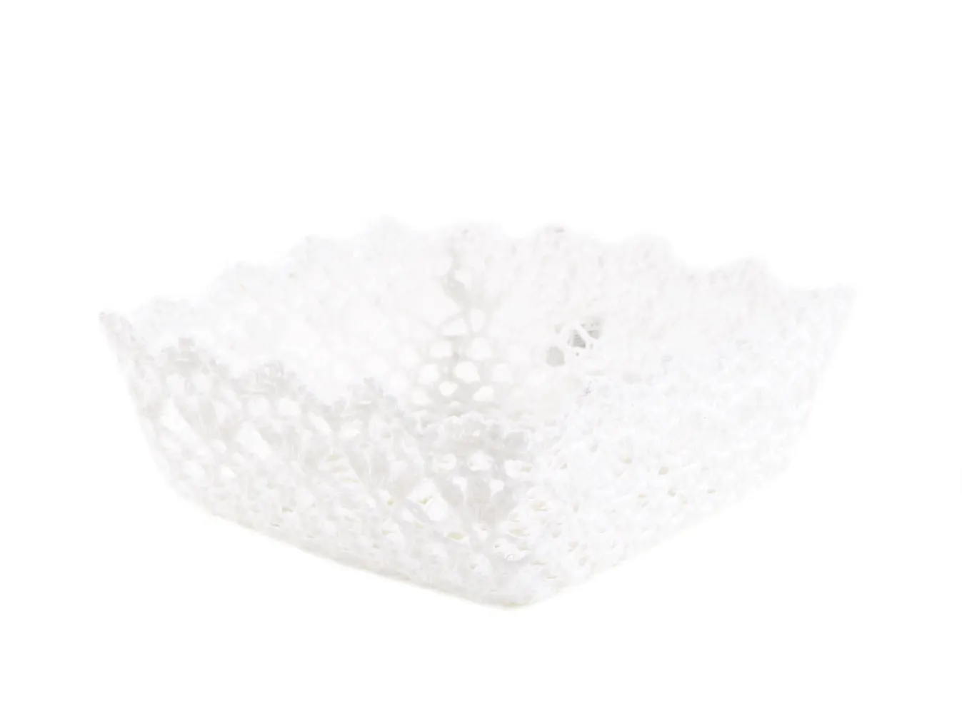 KORV PITSIST 18X18X7CM VALGE