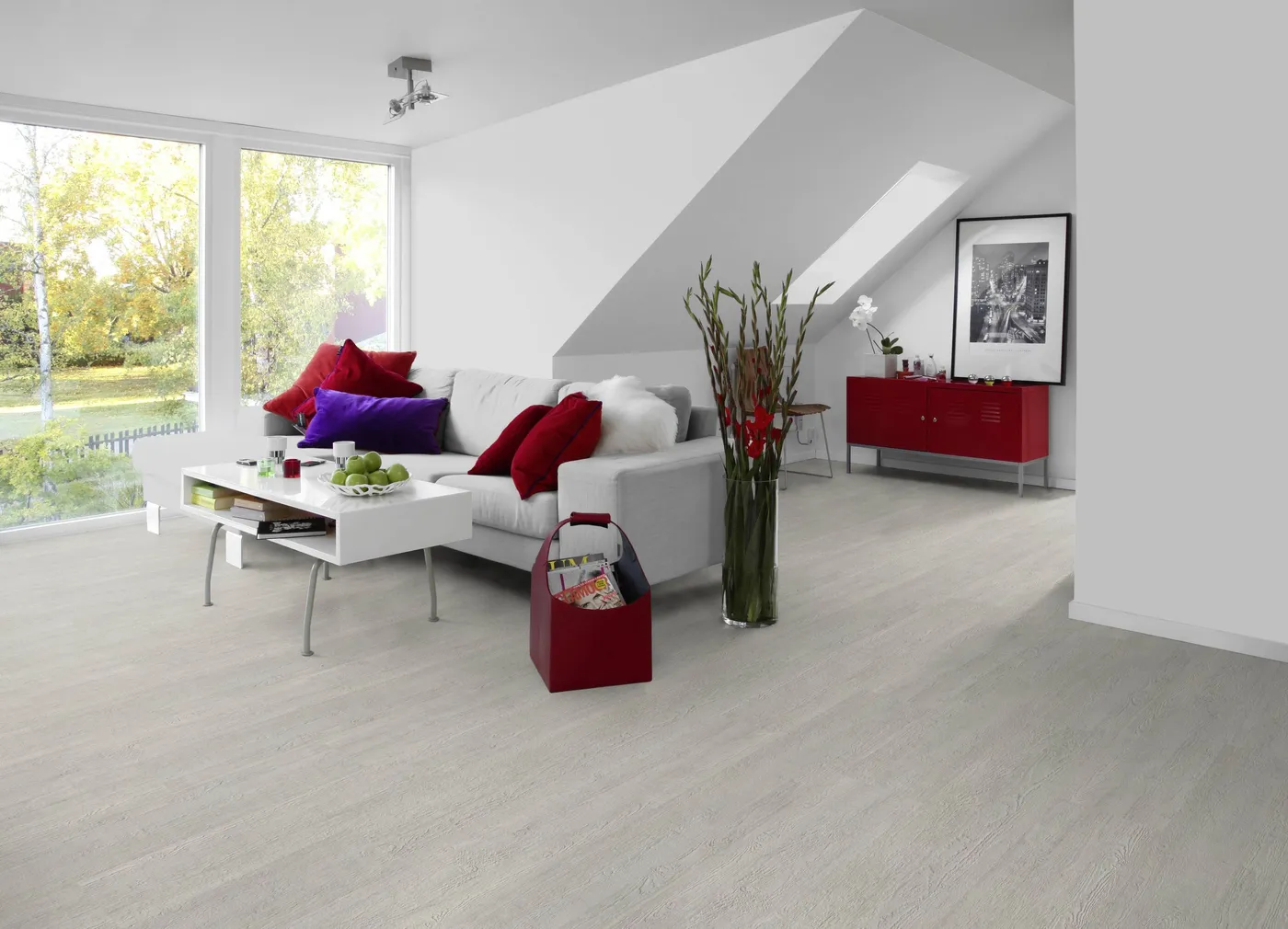 LAMINAATPARKETT LOFT CONCRETE OAK BEIGE 1-LIPP