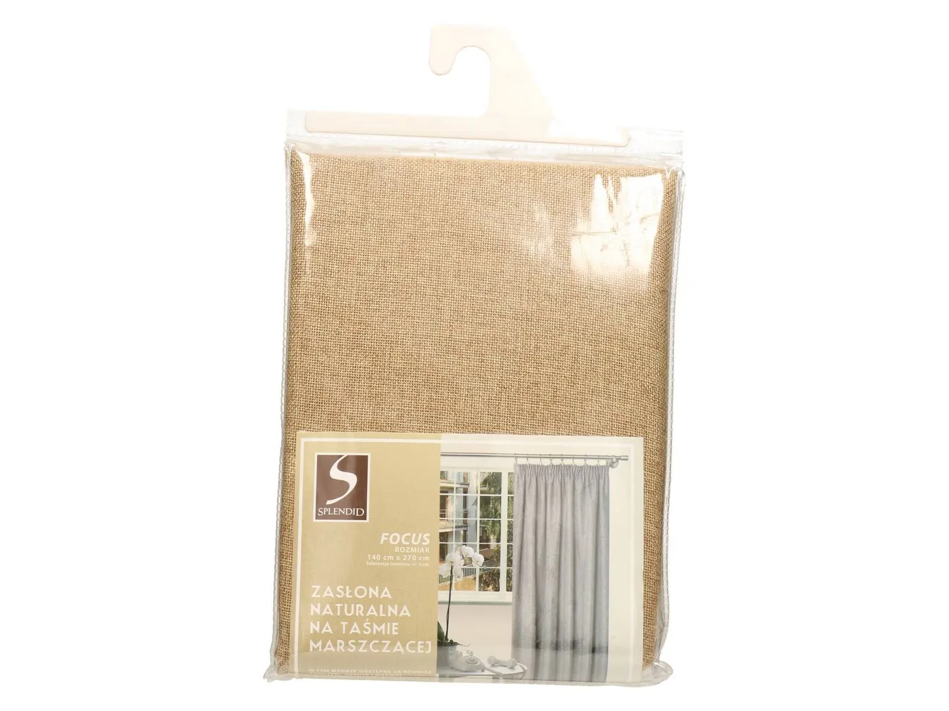 KARDIN SPLENDID FOCUS KARDINAPAELAGA 140X270CM BEEŽ PIMENDAV