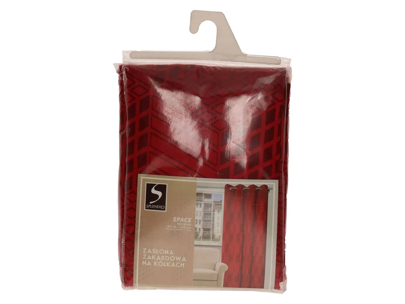 KARDIN SPLENDID SPACE ÖÖSIDEGA 140X245CM PUNANE PIMENDAV