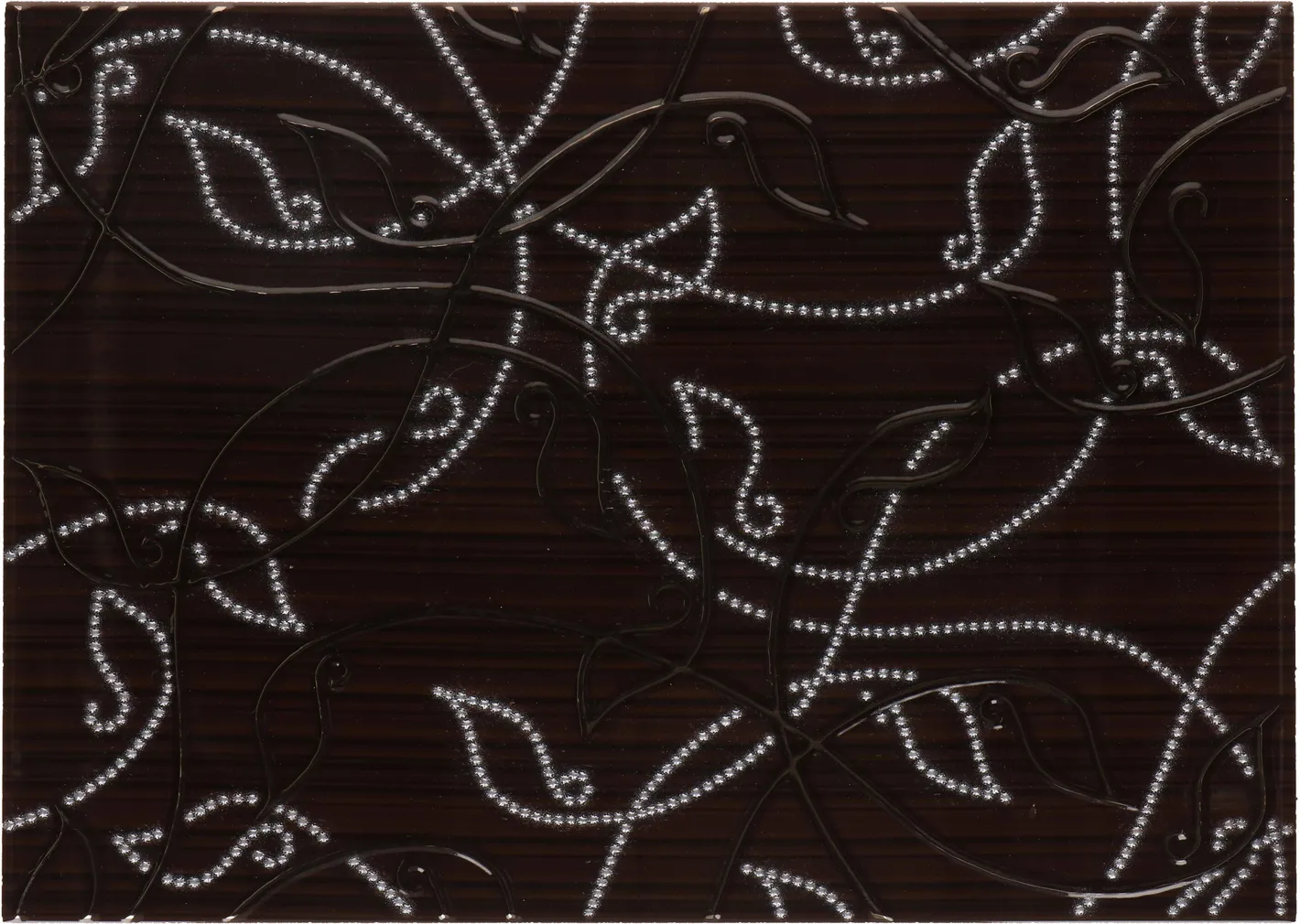 KERAAMILINE DEKOORPLAAT JAZZ PRUUN 25X35