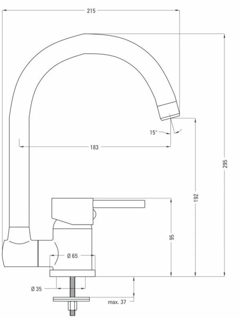 KÖÖGISEGISTI DEANTE ASTER BCA 061M KROOM