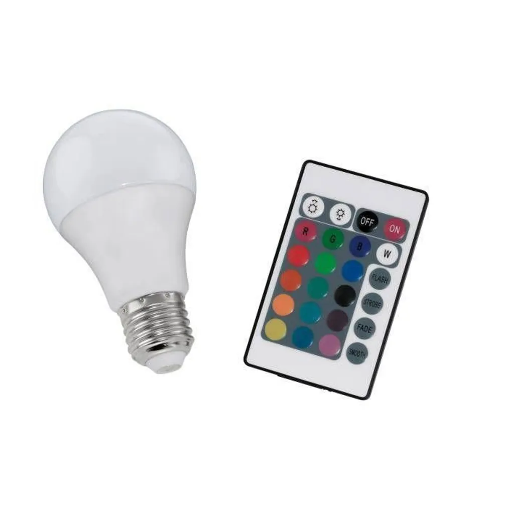 LED LAMP 7,5W E27 470LM RGB+PULT EGLO