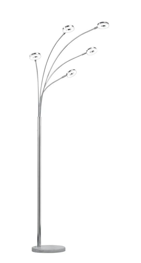 PÕRANDALAMP REALITY RENNES LED 5X4 W 5X350LM KROOM