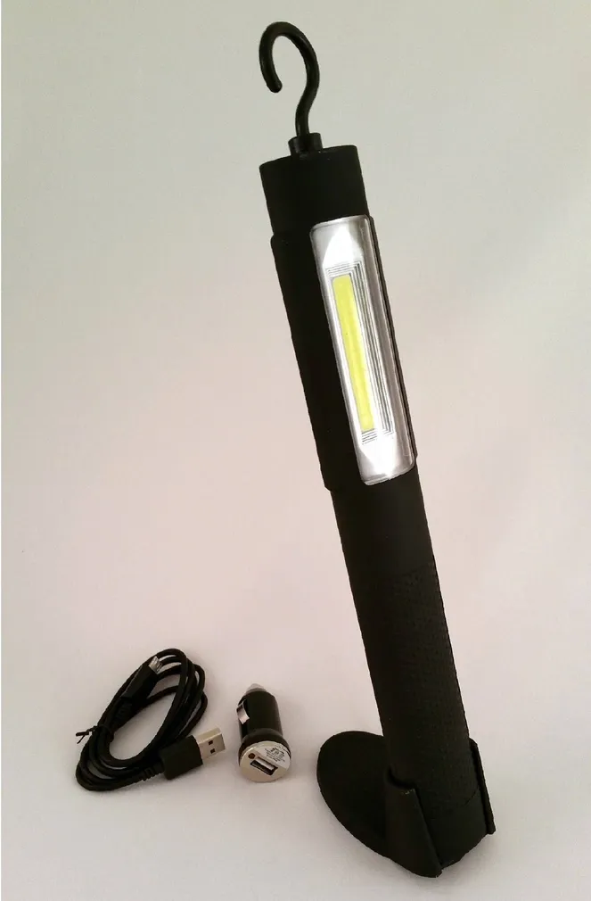 TÖÖLAMP 3W COB LED USB-LAETAV