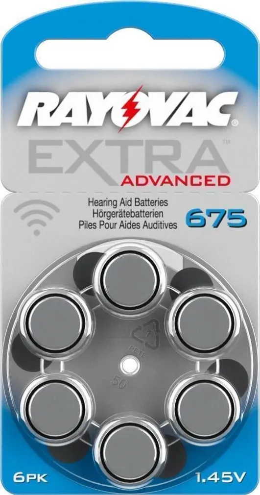 PATAREI RAYOVAC EXTRA ADVANCED 675 6TK PAKIS