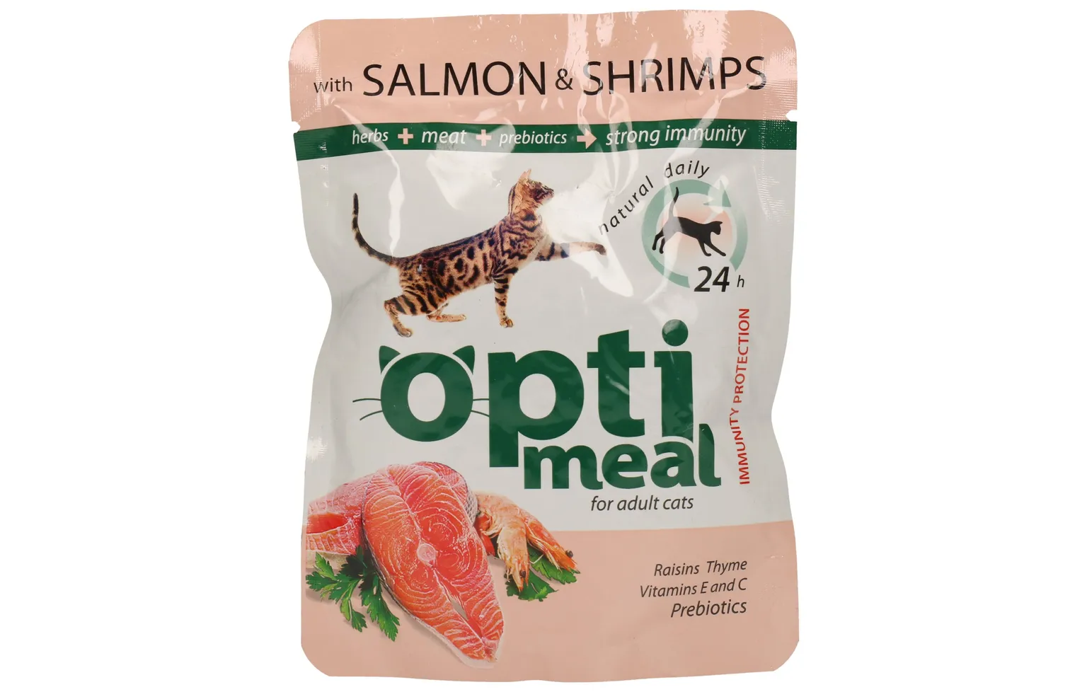 LEMMIKLOOMA KONSERV.TOIT KASSILE LÕHE JA KREVETTIDEGA KASTMES 85G