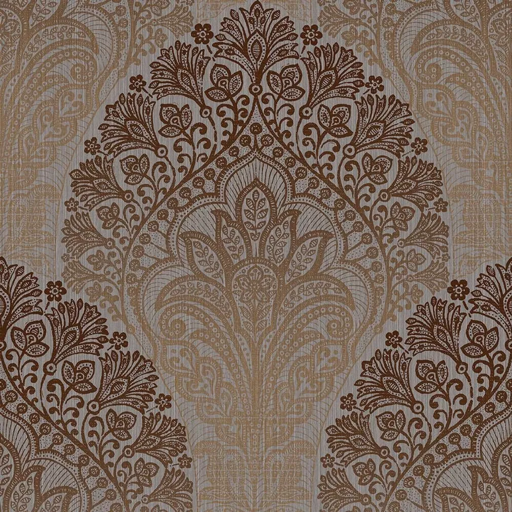 TAPEET DAMASK COPPER 10,05X0,53M