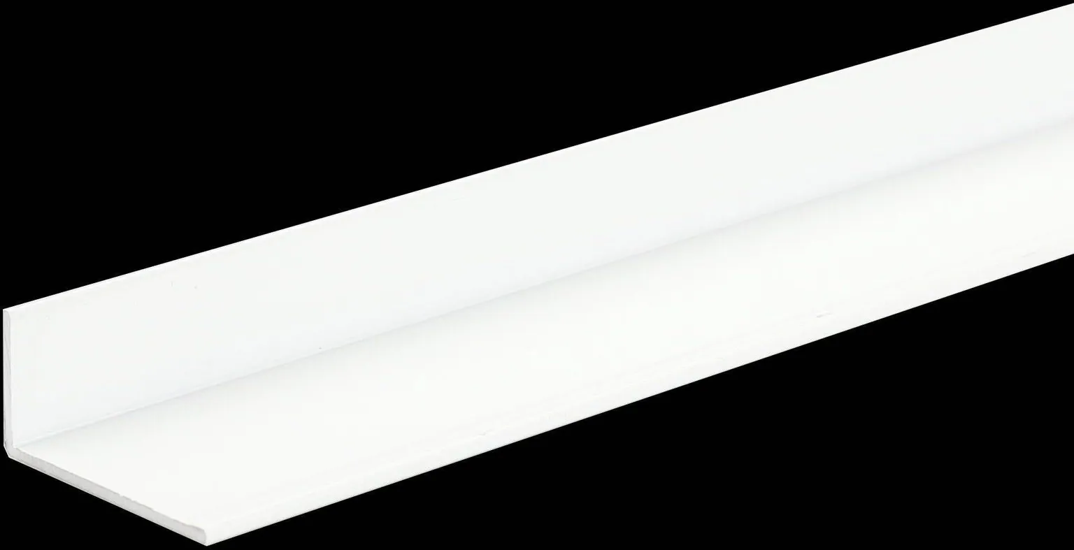 ALU.L-PROFIIL VALGE 2000X15X10X1MM