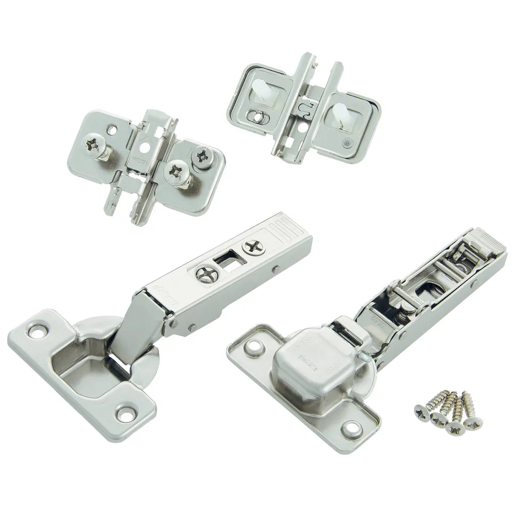 HINGED CILP+VEDRU 35MM 107° TÄISPEALE 2TK