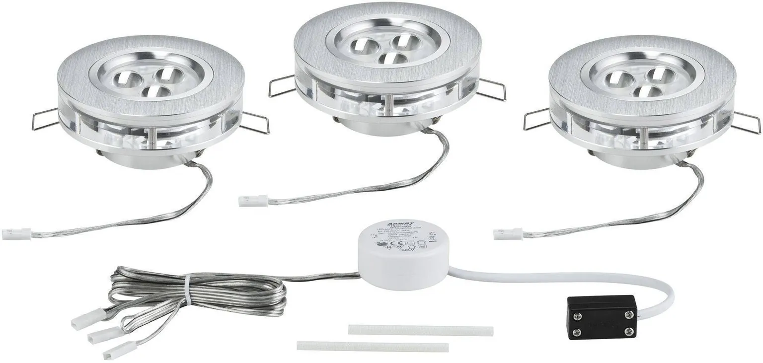 ALLVALGUSTI KOMPL. LIRO 3X3W LED AL. - KLAAS PAULMANN