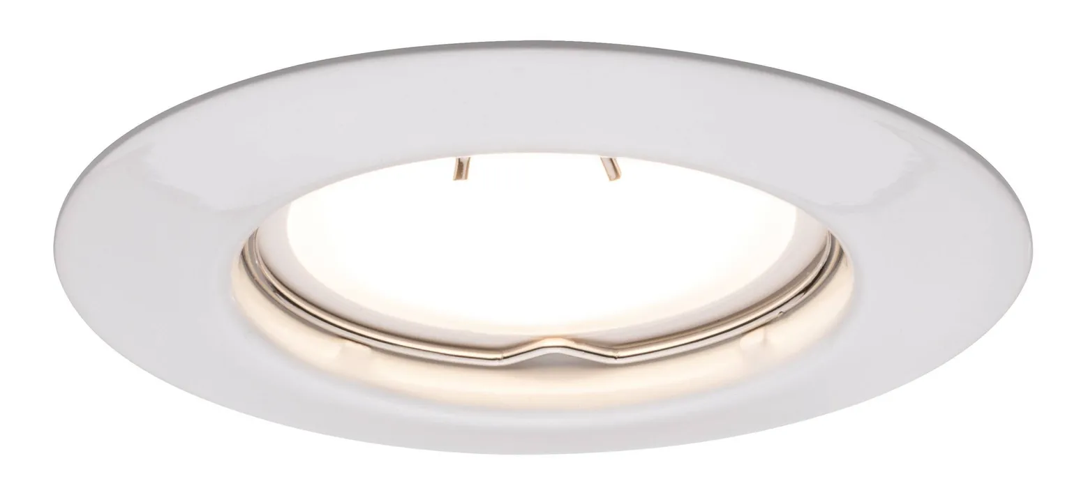 RIPPLAEVALGUSTI KOMPL.3X3W GU10 51MM VALGE NP