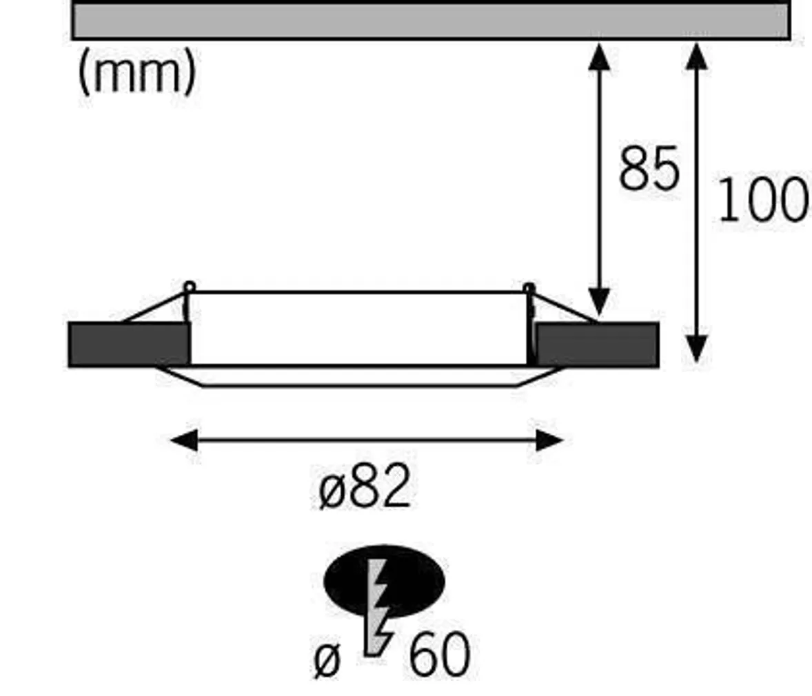 RIPPLAEVALGUSTI KOMPL.3X3W GU10 51MM VALGE NP