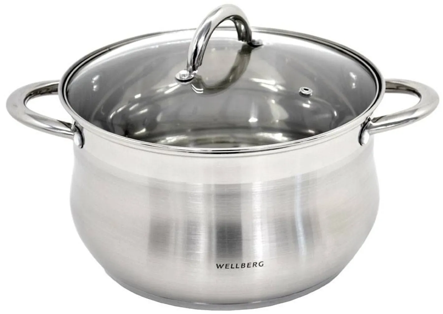 POTT WELLBERG 6,6L ROOSTEVABA, KLAASKAANEGA, 24X14CM, 18/10