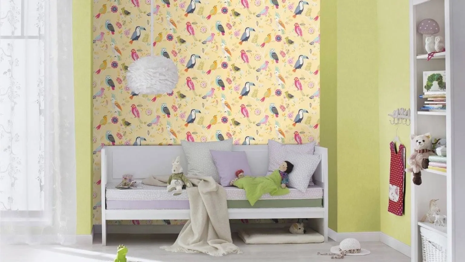 TAPEET KIDS&TEENS II 293029 0,53X10,05M LINNUD VÄRVILINE