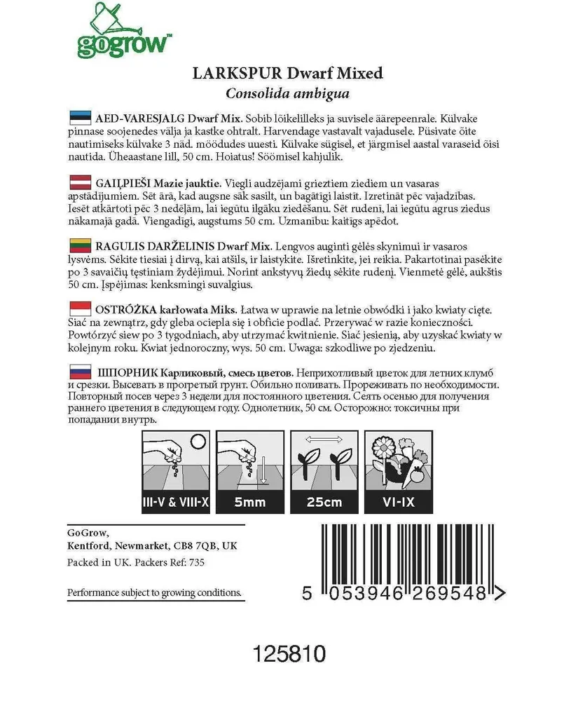 LILLESEEMNED GO GROW AED-VARESJALG DWARF SEGU