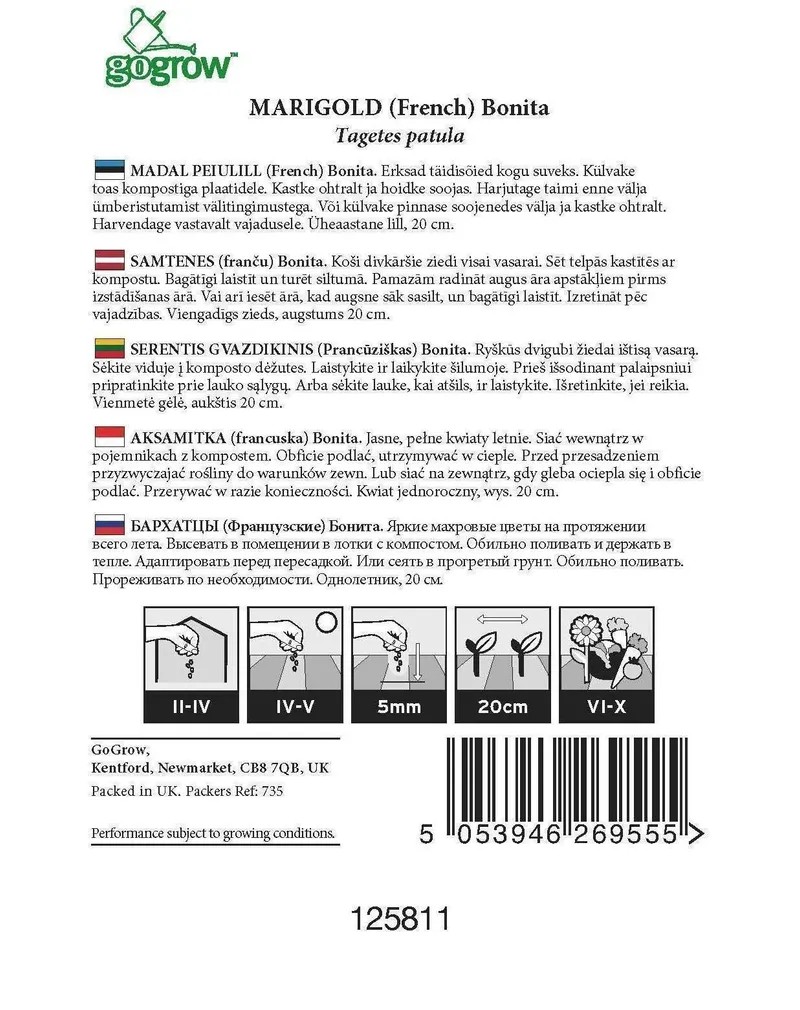 LILLESEEMNED GO GROW MADAL PEIULILL BONITA