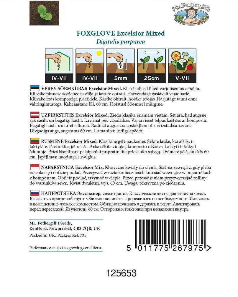 LILLESEEMNED MR FOTHERGILL’S VEREV SÕRMKÜBAR EXCELSIOR SEGU