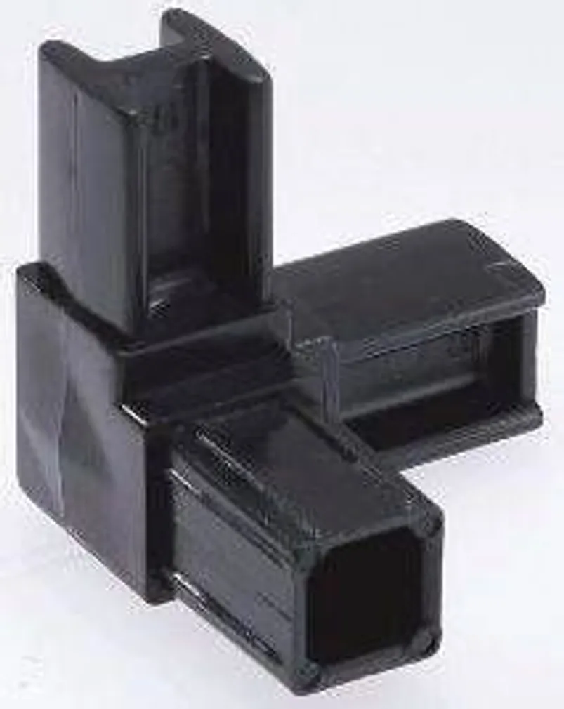 ÜHENDUSLÜLI 3-NE ARCANSAS PVC, MUST 20X20MM