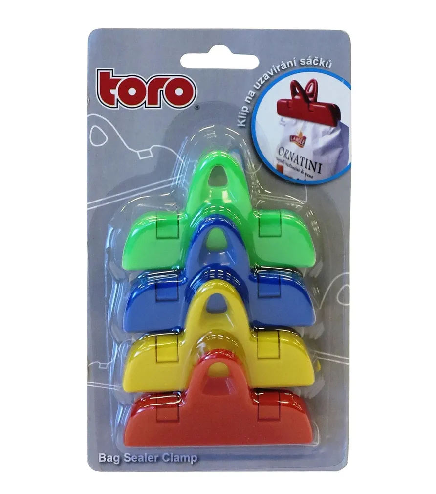 PAKISULGUR PLASTIK 6,6CM ERINEVAD VÄRVID 4TK PAKIS