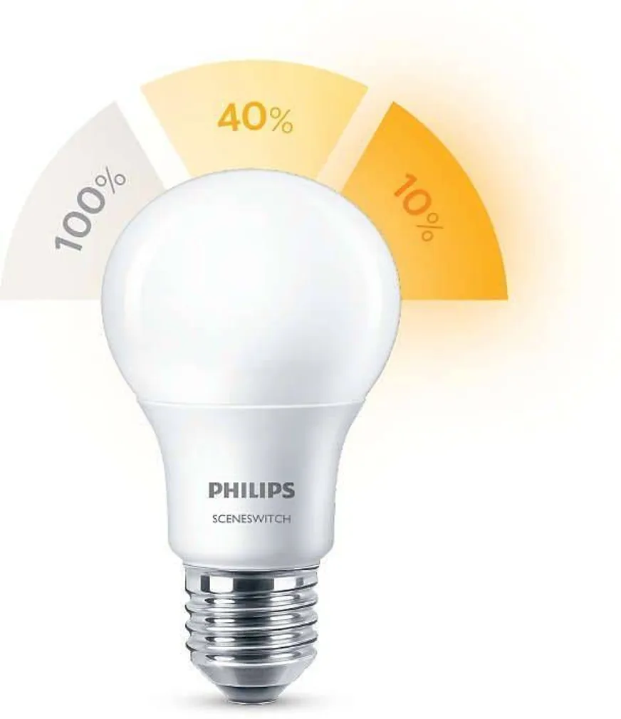 LED LAMP SSW 8 - 60W A60 E27 WW FR PHILIPS