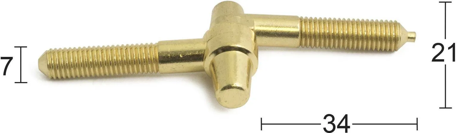 HINGED POLDIGA 2406 7X34 2TK MESSING