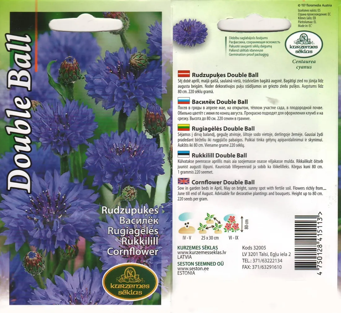 LILLESEEMNED KURZEMES SEKLAS RUKKILILL SININE 1G