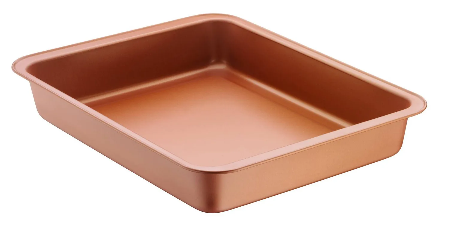 AHJUPANN COPPER 39X30CM,NON-STICK KATE, VASK