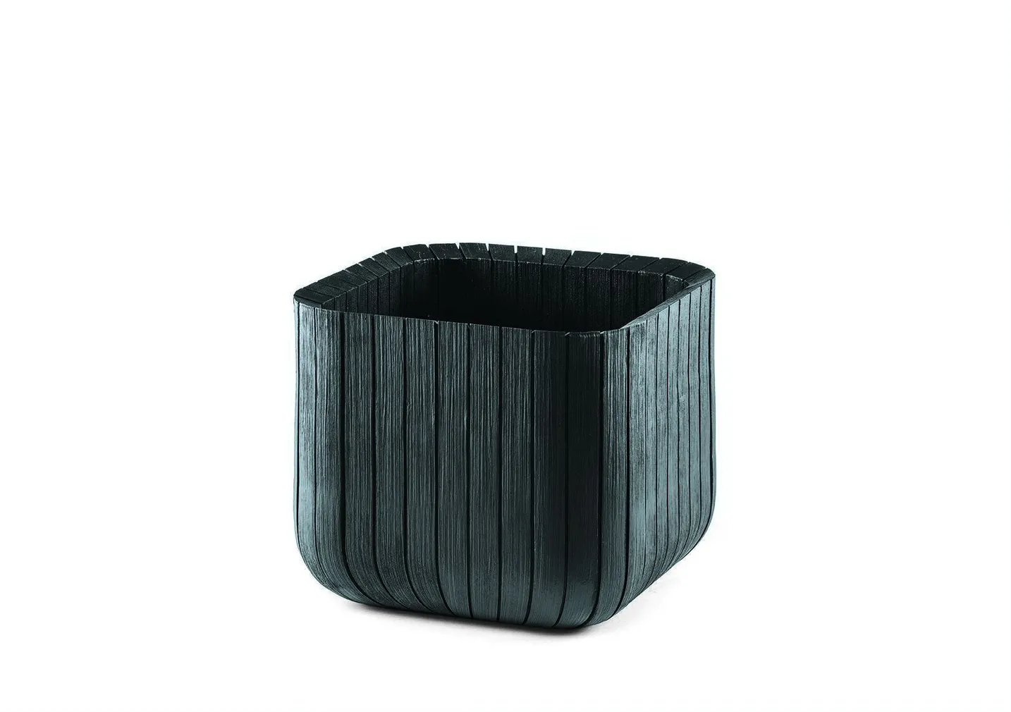 ISTUTUSPOTT CUBE PLANTER 30X30X30CM MUST