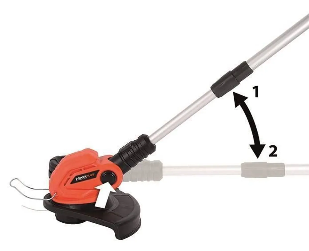 AKUTRIMMER POWERPLUS POWDPG7545 DUAL POWER 40V ILMA AKU JA LAADIJATA