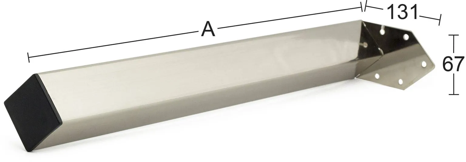 LAUAJALG NURGALE 601 MATT NIKKEL 710X50X50