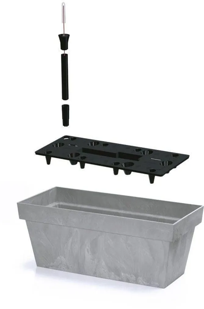 LILLEPOTIÜMBRIS KANDILINE 18,2X39,2X16CM BETOON ISE-KASTMIS