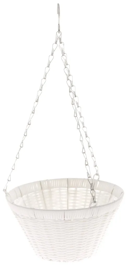 AMPELPOTT PUNUTUD 25X25X13CM VALGE