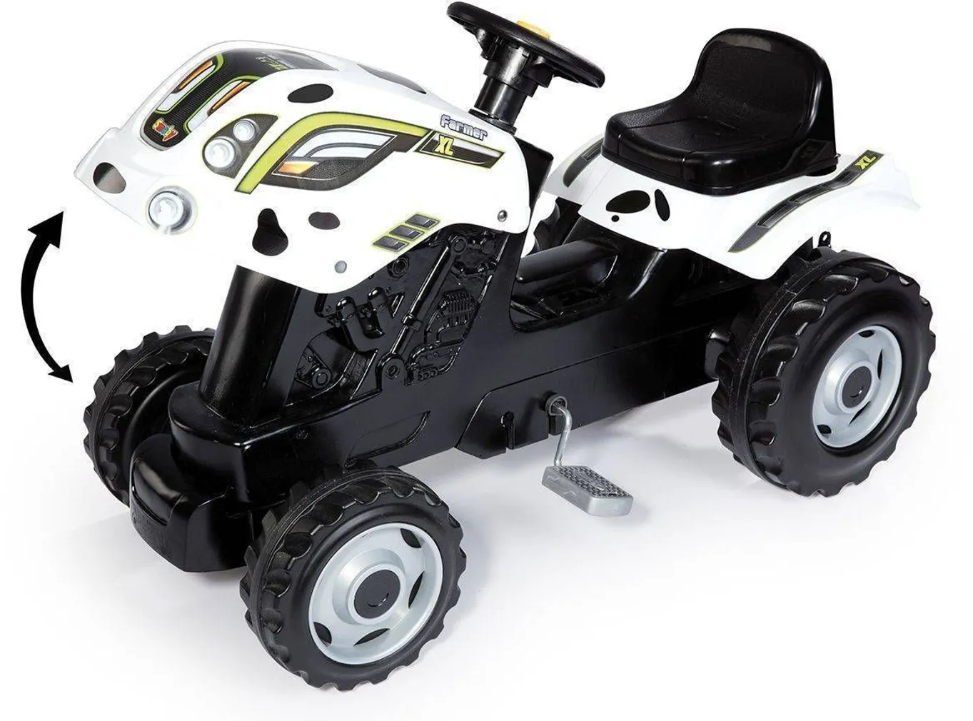 TRAKTOR SMOBY KÄRUGA LAIGULINE