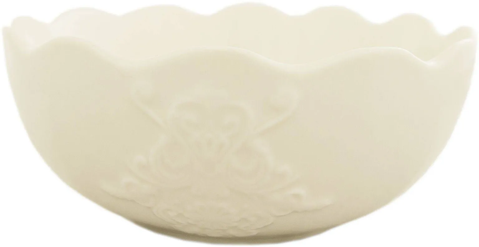 KAUSS PORTSELAN Ø15,5X6,5CM VALGE