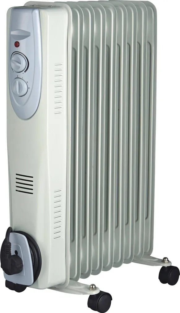 ÕLIRADIAATOR 9 RIBI 2000W/1200W/800W TERMOSTAAT